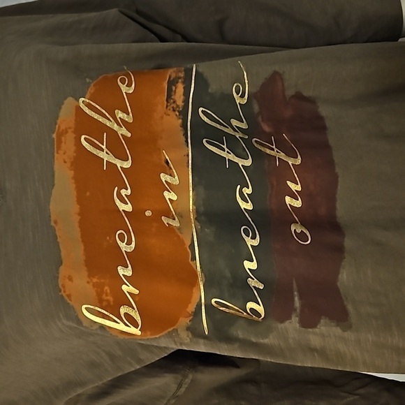 CATO ACTIVE Breathe in Breathe Out Long Sleeve Oversized Yoga T-shirt - Picture 4 of 8